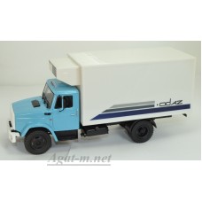 036-АГ ОДАЗ-47093 фургон (ЗИЛ-4331) синий/белый